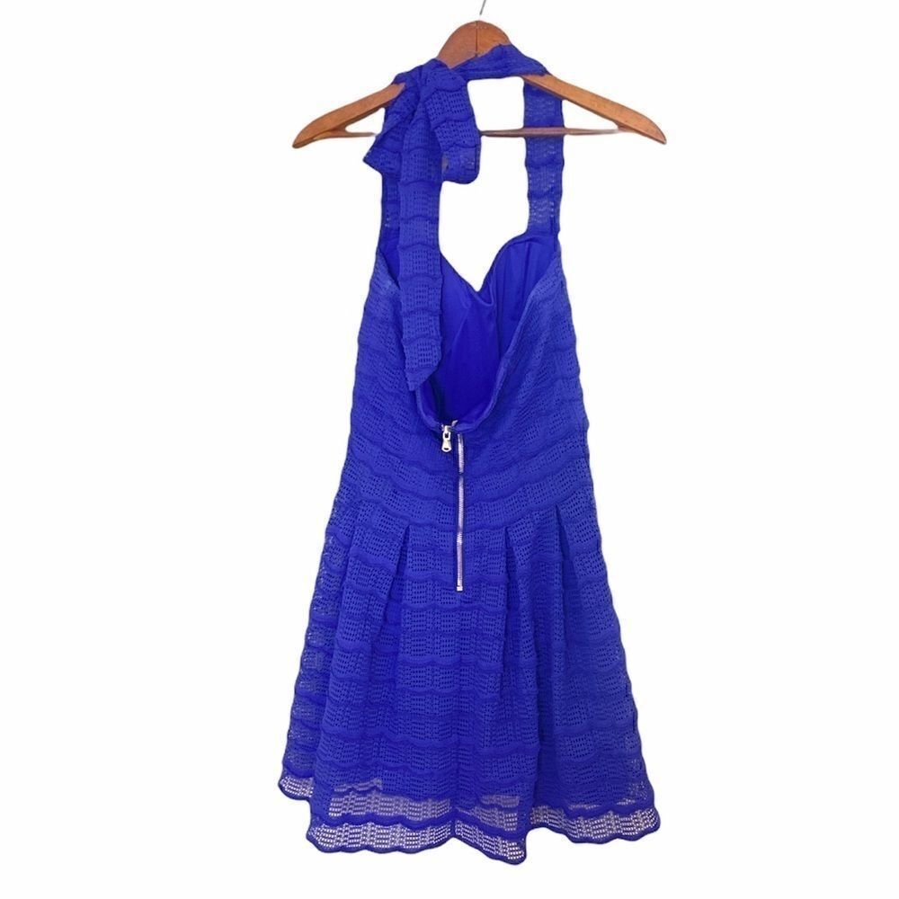 Guess Halter Exposed Zipper Mini Dress - Picture 7 of 7